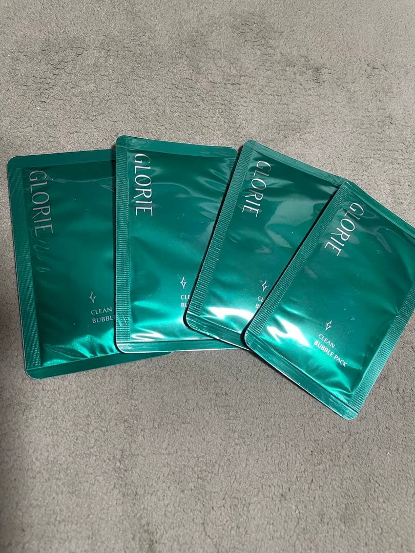 【a出品】GLORIE クリーンバブルパック 12枚