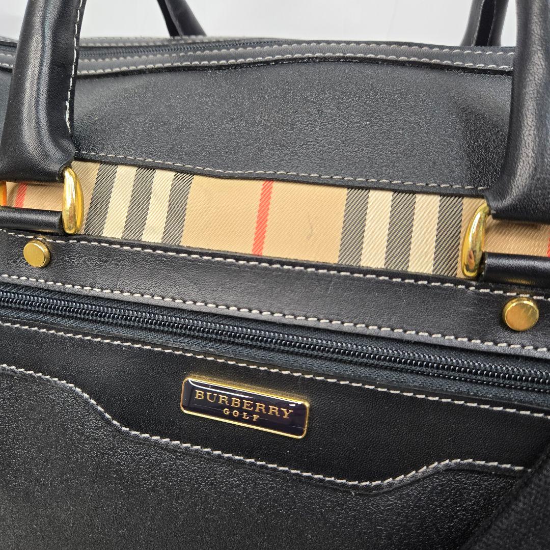 極美品 BURBERRY GOLF ボストンバッグ 2way ノバチェック
