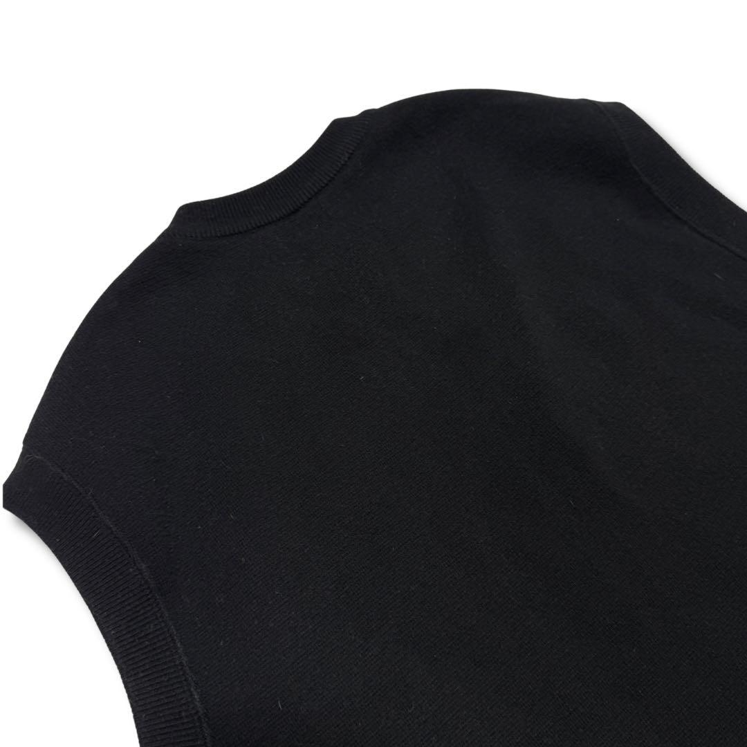 Steven Alan MILANO ZIP VEST 黒 M ニットベスト