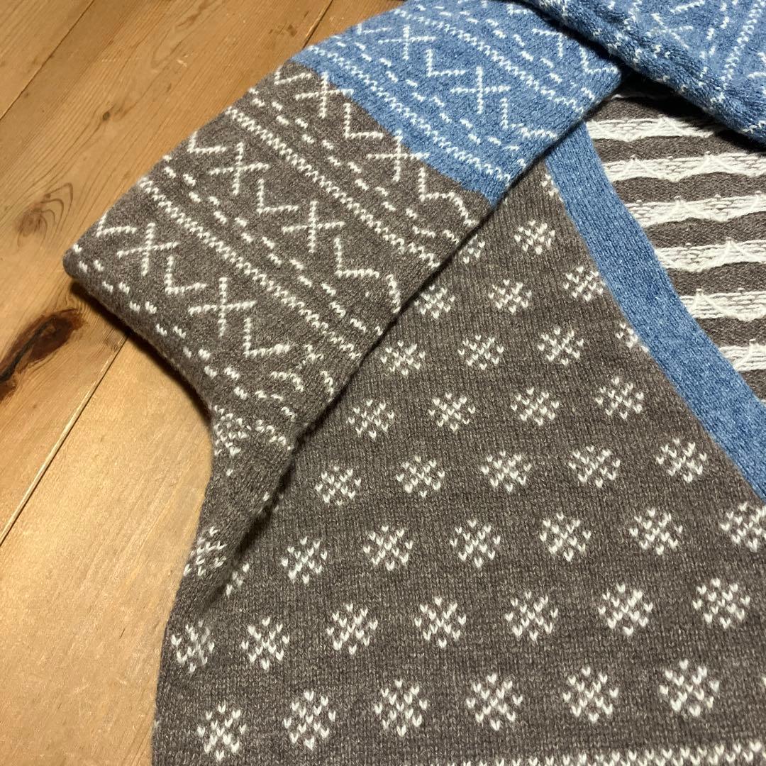 【極美品‼️】Wool rich ヴィンテージカーディガン M ウール100 古着