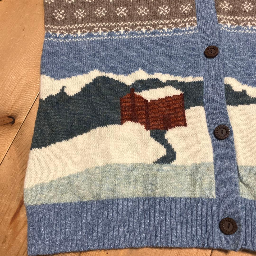 【極美品‼️】Wool rich ヴィンテージカーディガン M ウール100 古着