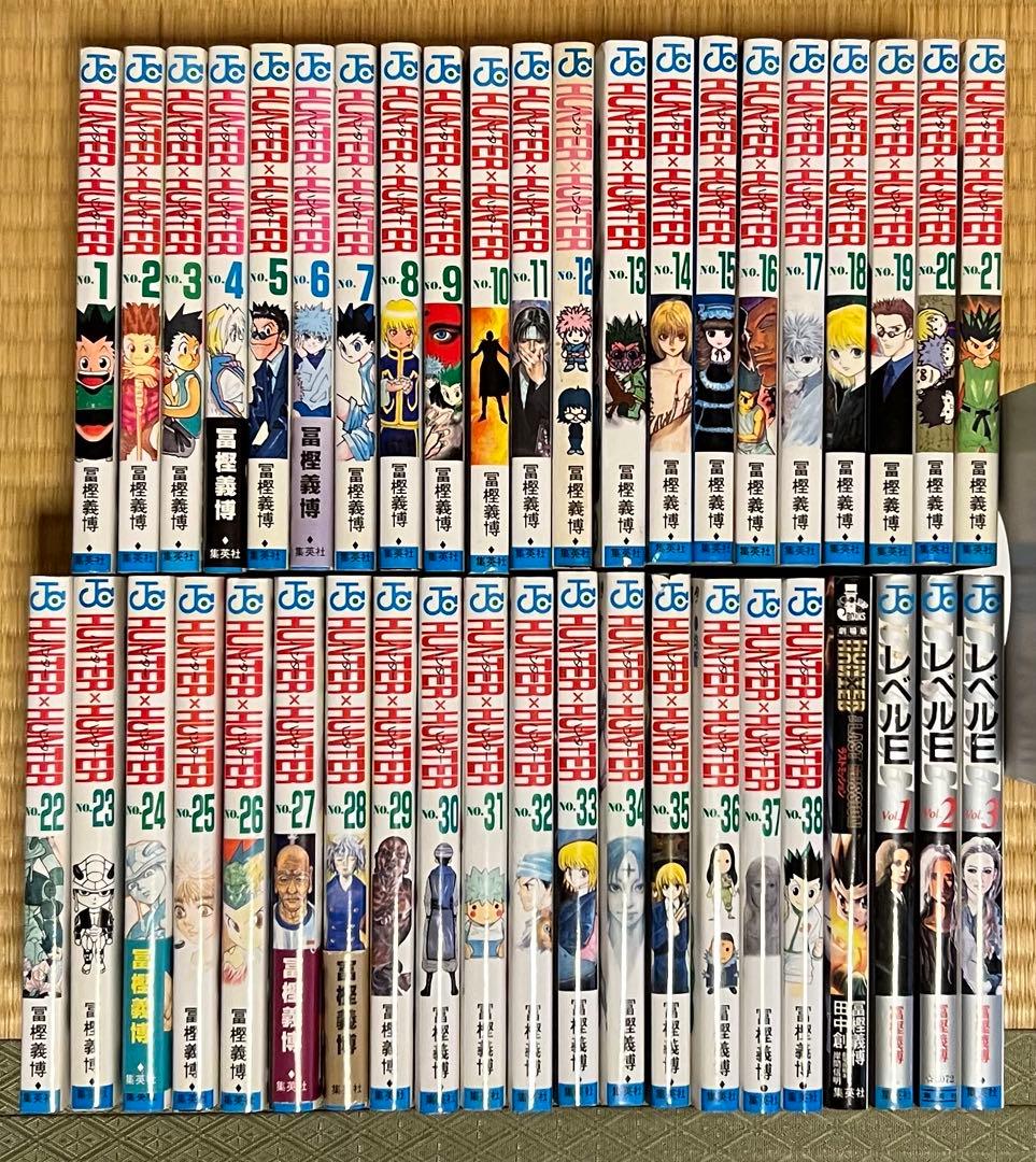【22.23日限定セール！】HUNTER×HUNTER 全38巻＋関連本4冊