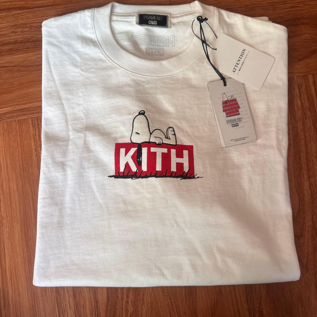 KITH スヌーピー　ピーナッツ　BOXLOGO Tシャツ