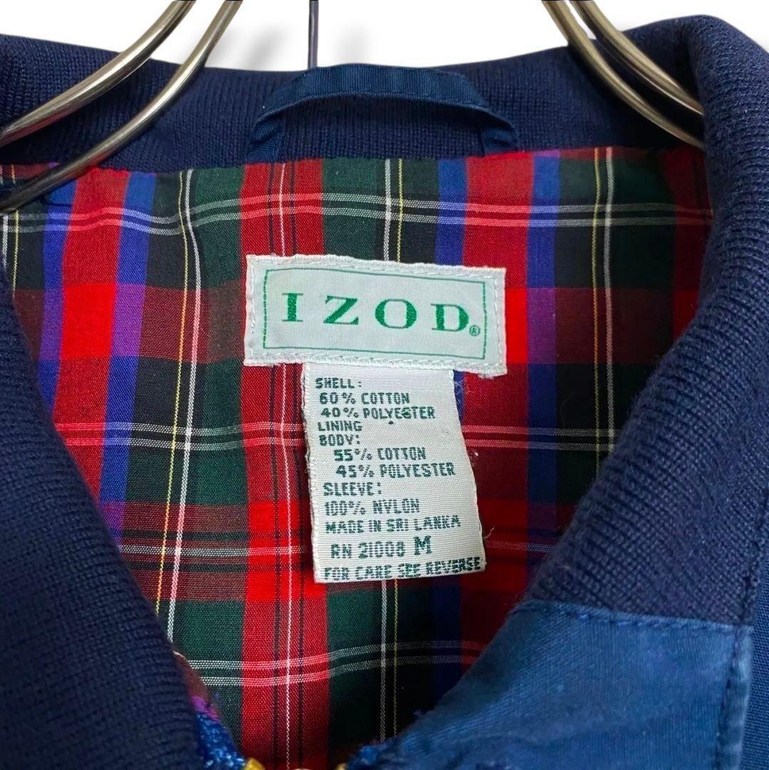 IZOD G9 スイングトップ ハリントンジャケット 90s 紺 ラコステ