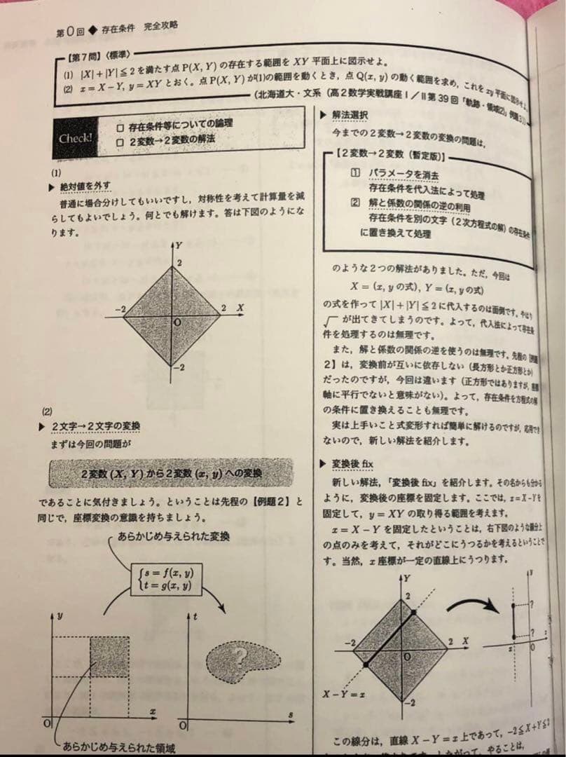 鉄緑会　数学　存在条件　完全攻略　完全制覇　2冊セット