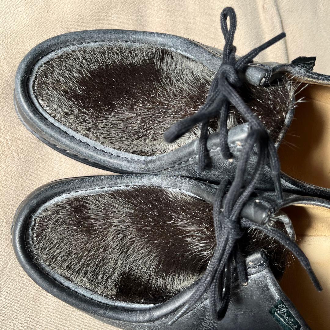 廃盤　paraboot ミカエルフォック ブラック アザラシ　43