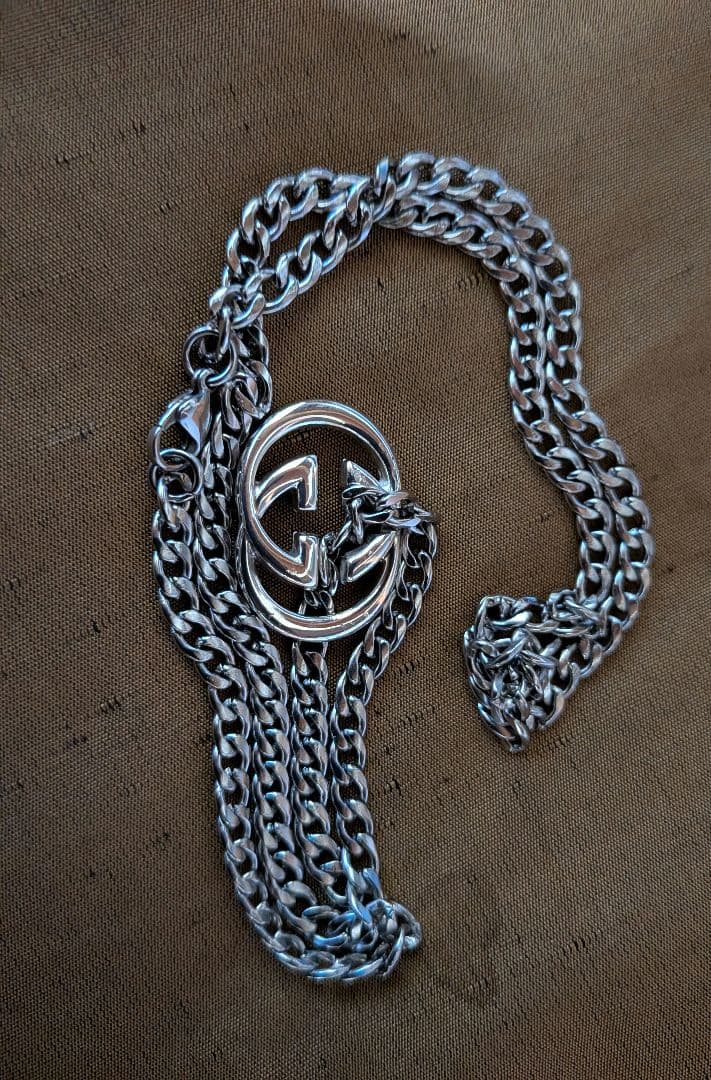 最終値下げ Gucci シルバー ネックレス