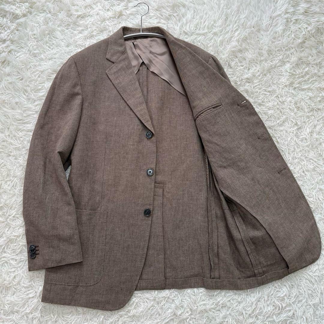 美品✨XL❗️Valditaro for SHIPS リネン　テーラードジャケット