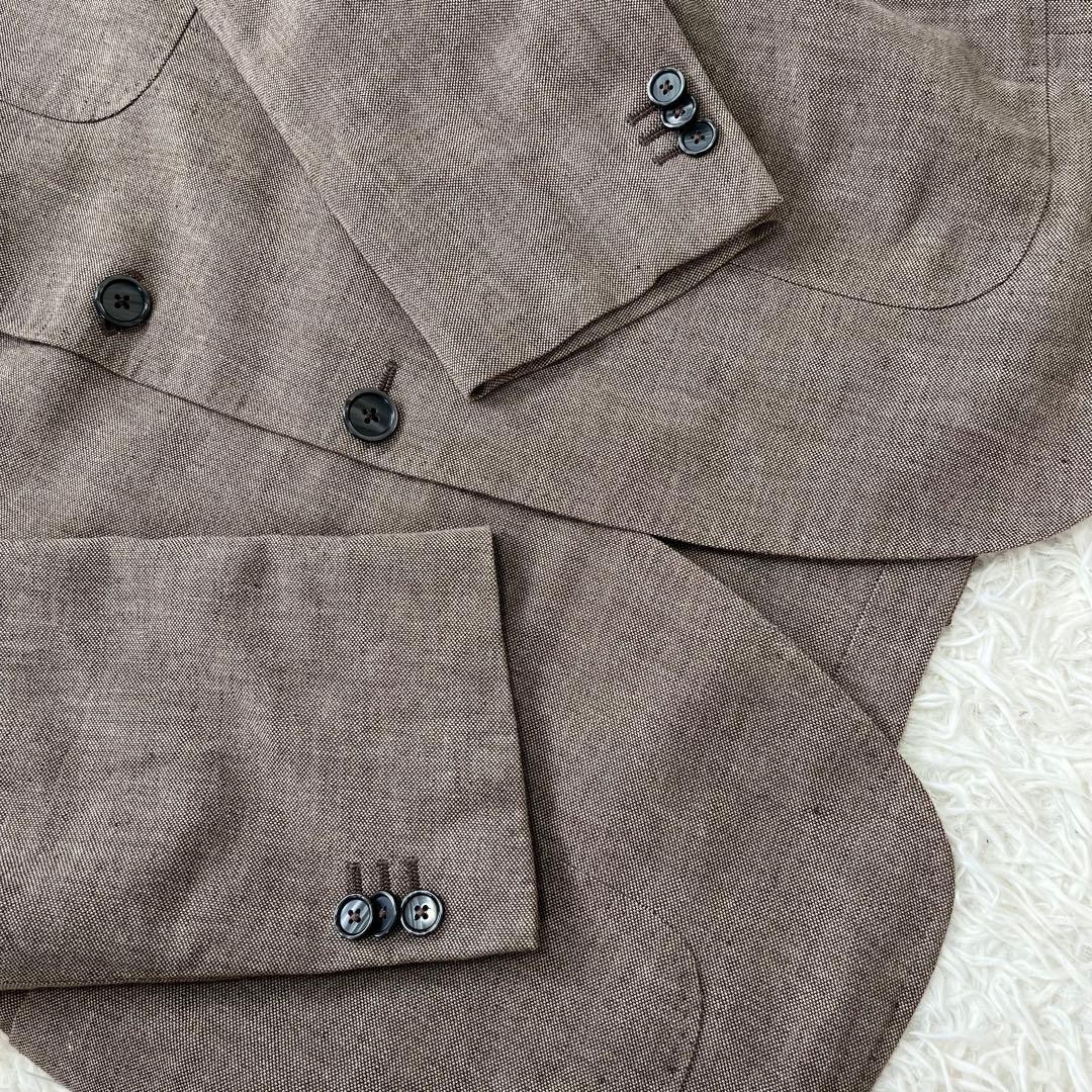 美品✨XL❗️Valditaro for SHIPS リネン　テーラードジャケット