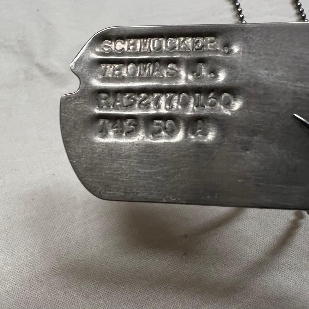50s US ARMY ドッグタグ 当時物