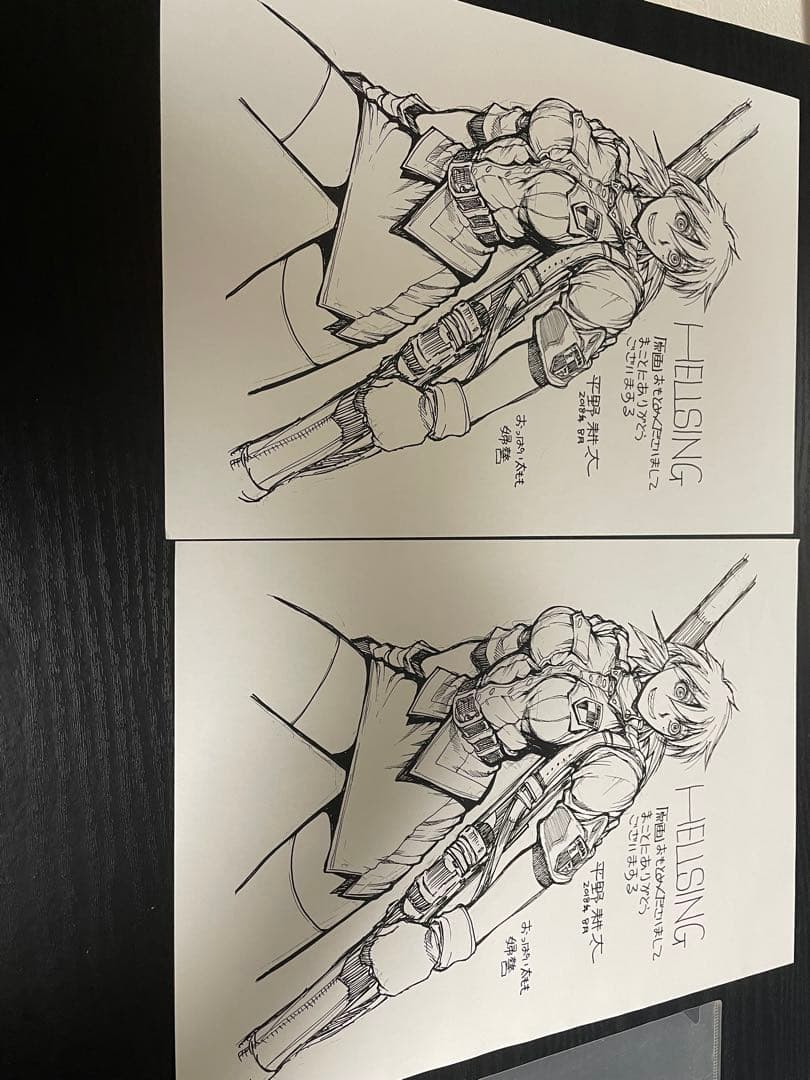 未開封 ヘルシング 20周年記念複製原画 2セット分
