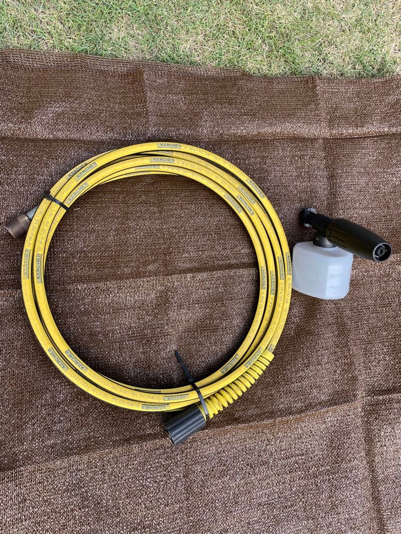 ケルヒャー高圧洗浄機 K2.020 純正延長耐圧ホース6m他おまけ付