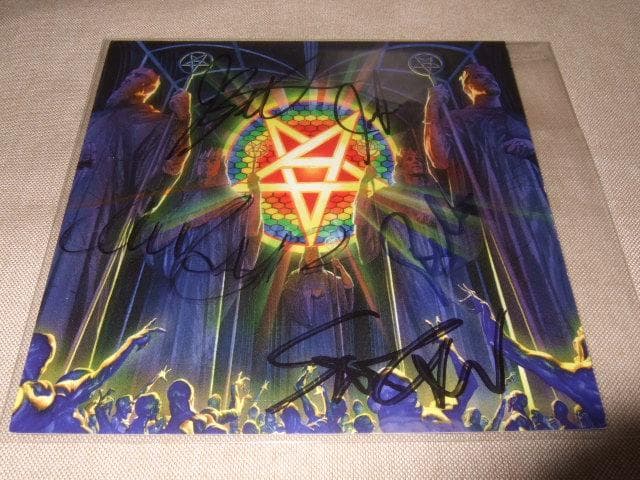 ANTHRAX, 新品CD, 直筆サイン入り, アンスラックス,スラッシュメタル