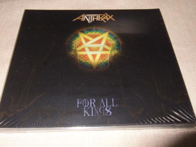 ANTHRAX, 新品CD, 直筆サイン入り, アンスラックス,スラッシュメタル