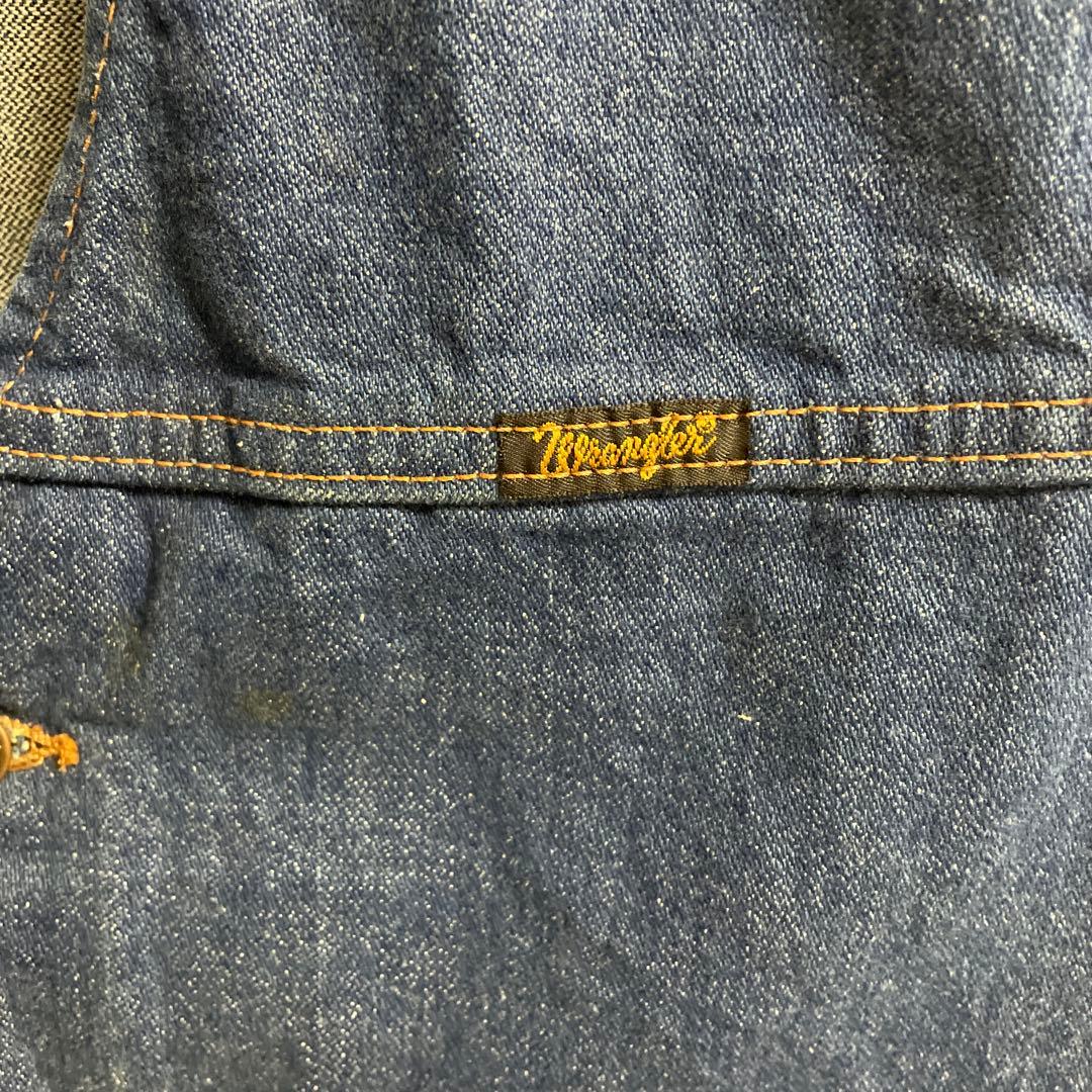Wrangler /古着　denim vest