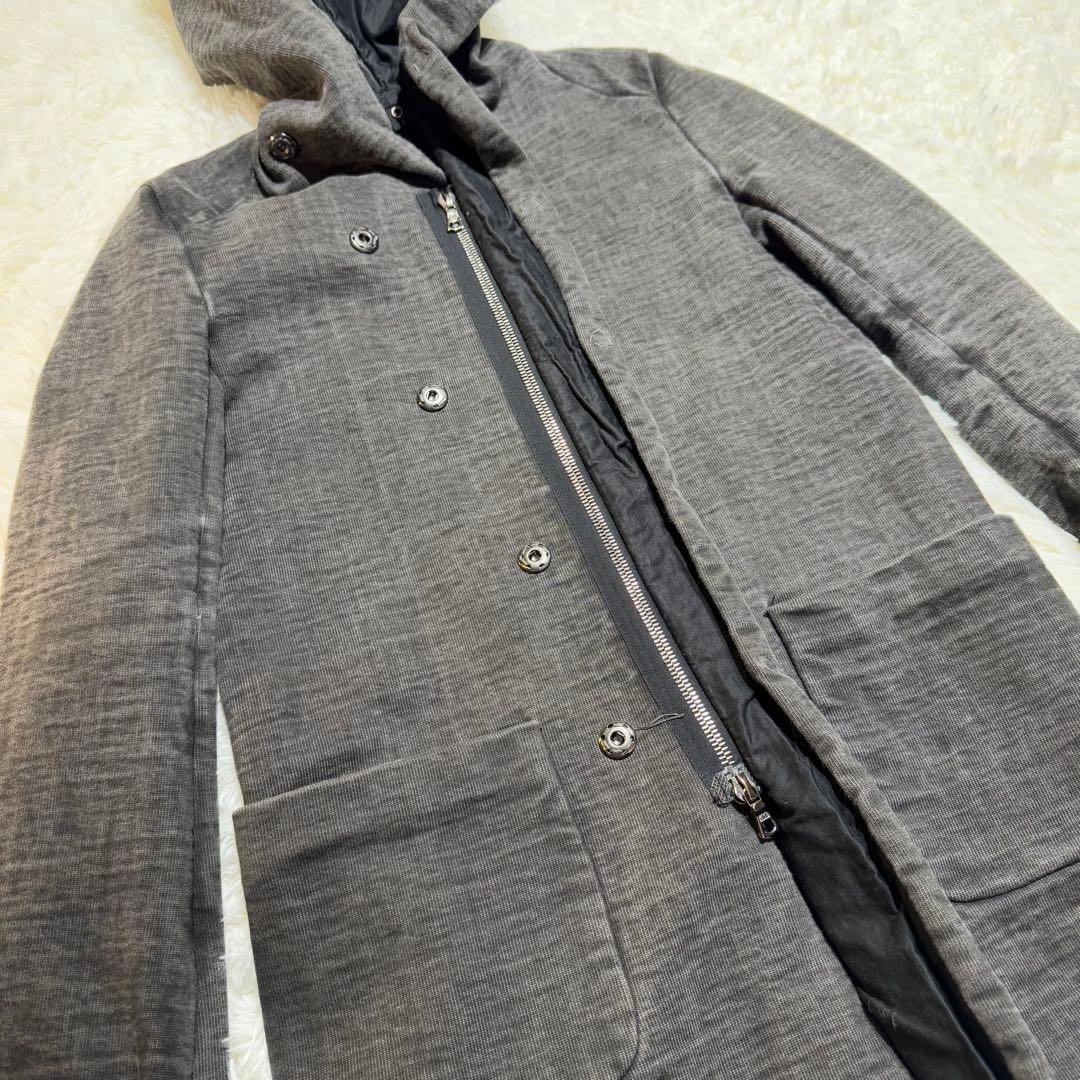 【極美品】wjk Big hood coat - EX heavy jersey