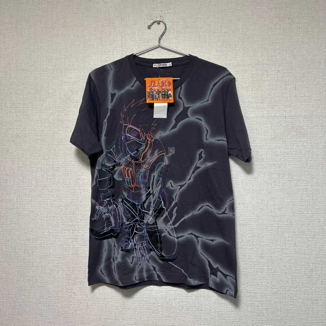 ★新品タグ付き★ ユニクロ　ナルト　tシャツ カカシ　千鳥　雷切　uniqlo