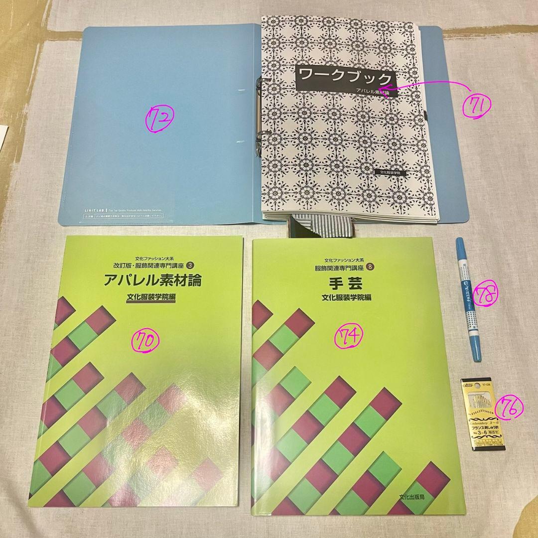 ゆ*き様 【最終値下】文化服装学院 服装科 学用品セット 一式 2025年購入