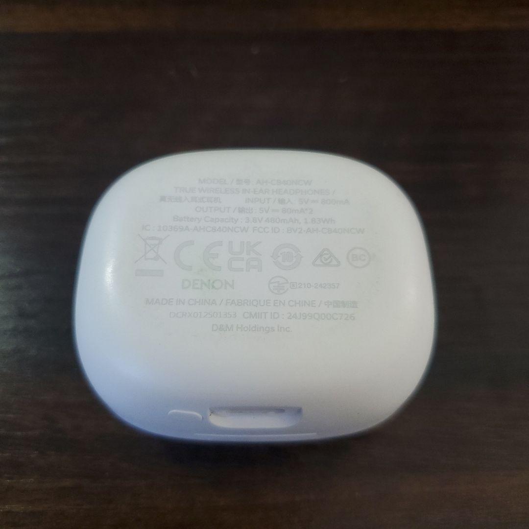 DENON (デノン) AH-C840NCW ワイヤレスイヤホン ホワイト