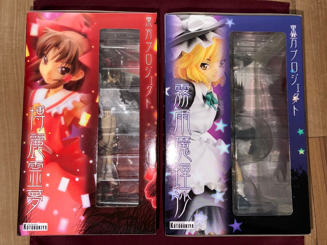 【新品未開封】 博麗霊夢 霧雨魔理沙 松倉ねむ 1/8 フィギュア