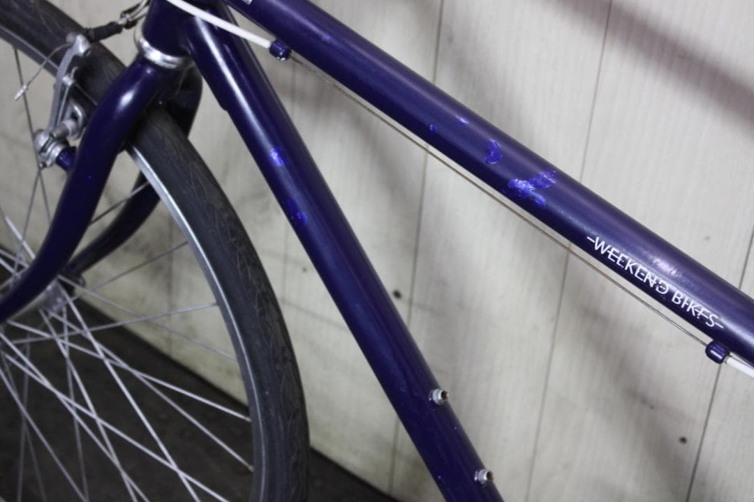 ち*ば様 あさひ製WEEKEND アルミ 26型 シマノ7速 440mm BLU