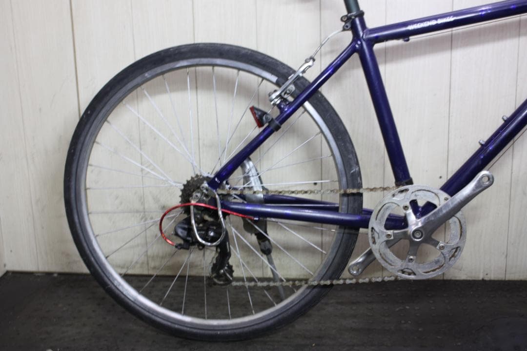 ち*ば様 あさひ製WEEKEND アルミ 26型 シマノ7速 440mm BLU