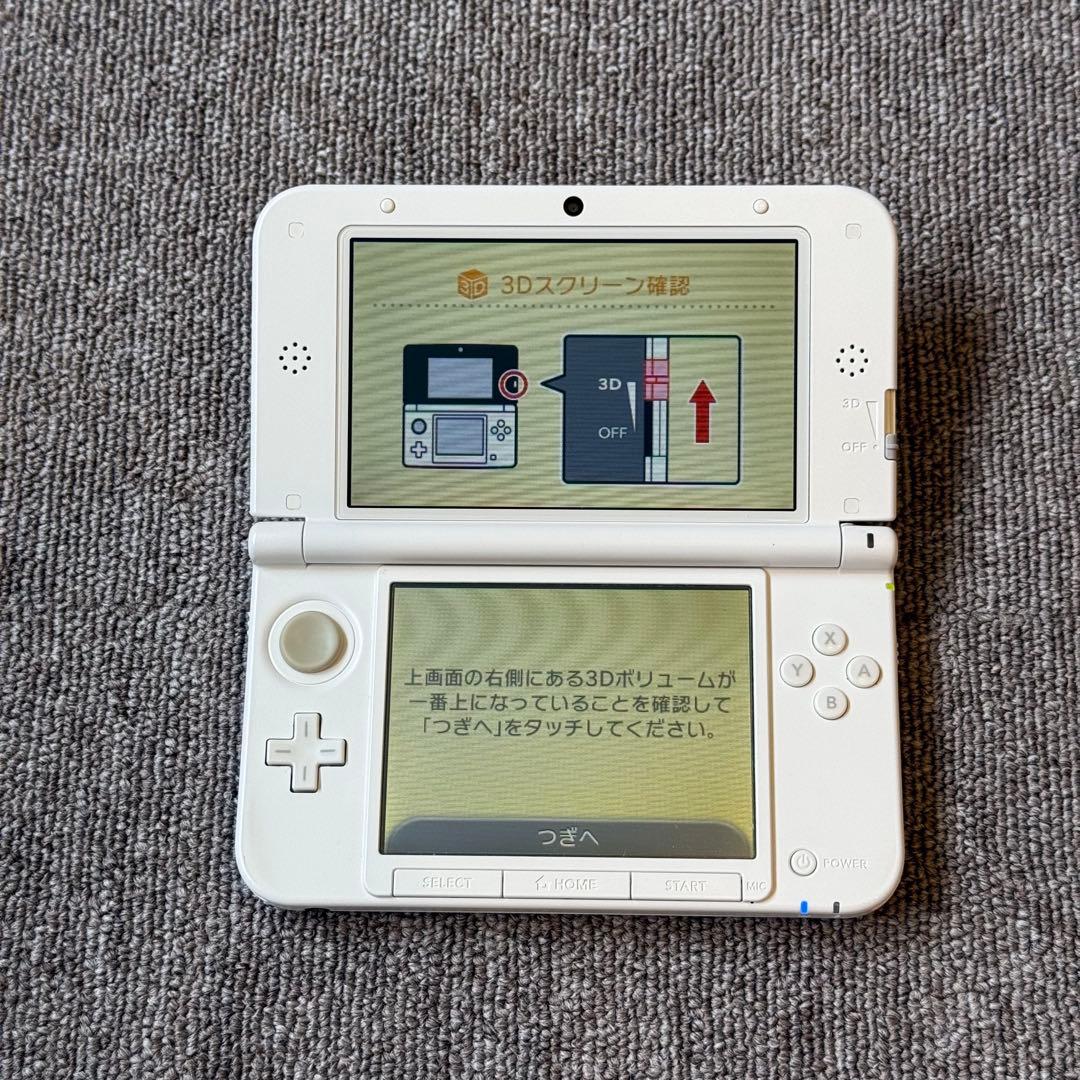 ニンテンドー3DS LL ピンク×ホワイト 3-021