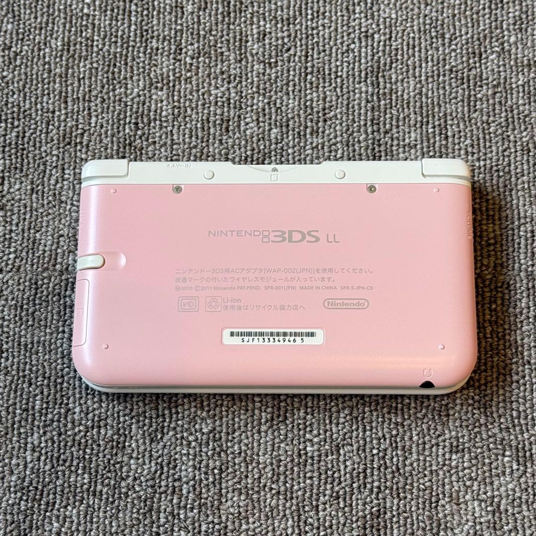ニンテンドー3DS LL ピンク×ホワイト 3-021