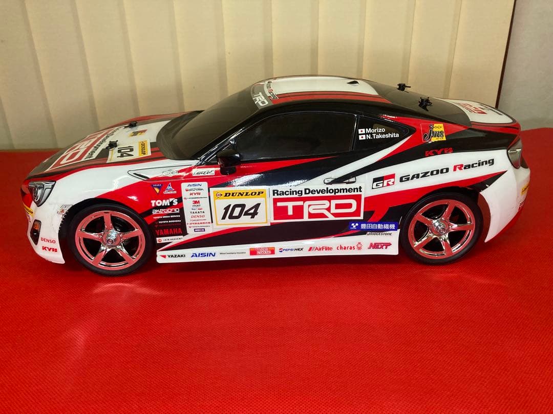 タミヤ　TT-02 シャーシ　GAZOO Racing TRD 86ボディ