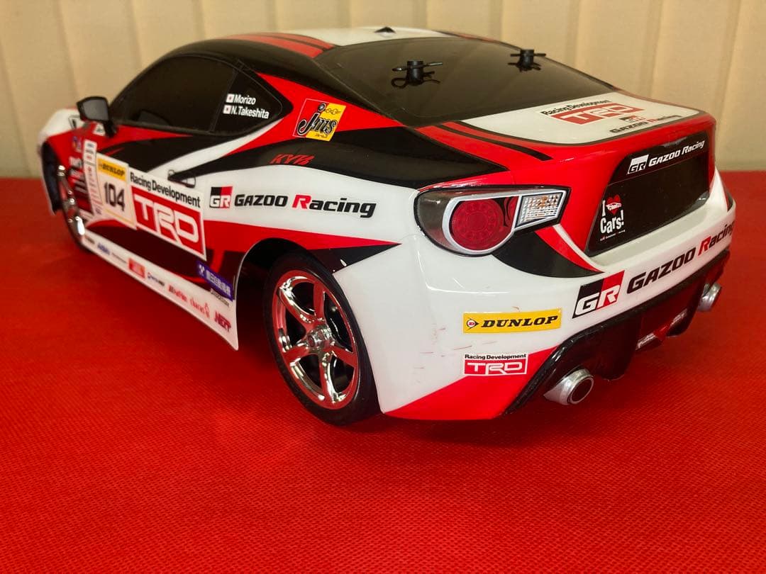 タミヤ　TT-02 シャーシ　GAZOO Racing TRD 86ボディ