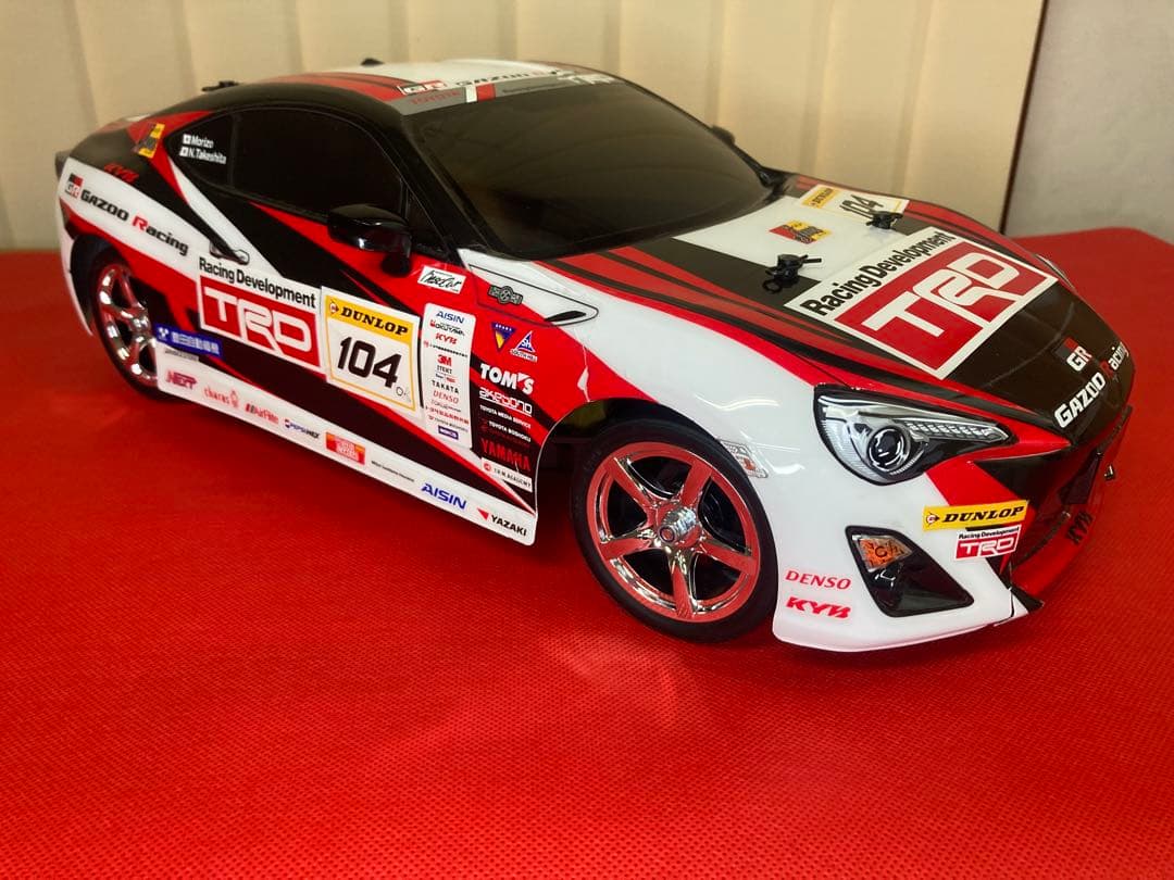 タミヤ　TT-02 シャーシ　GAZOO Racing TRD 86ボディ