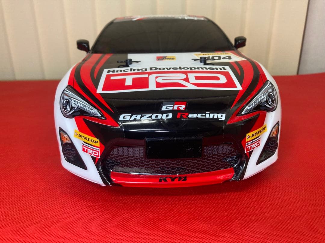タミヤ　TT-02 シャーシ　GAZOO Racing TRD 86ボディ