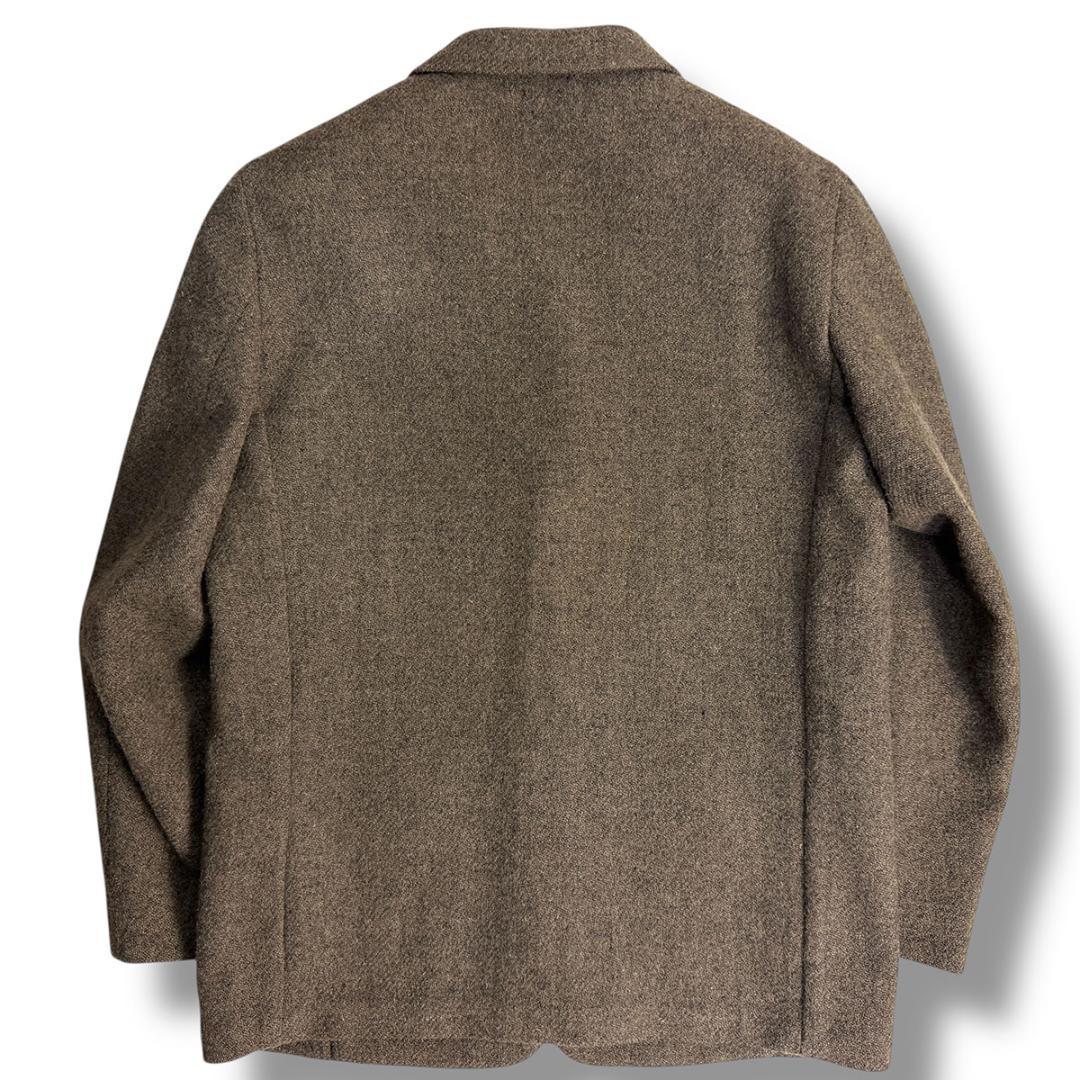 J6294 美品 マーガレットハウエル ハリスツイードジャケット ブラウン M