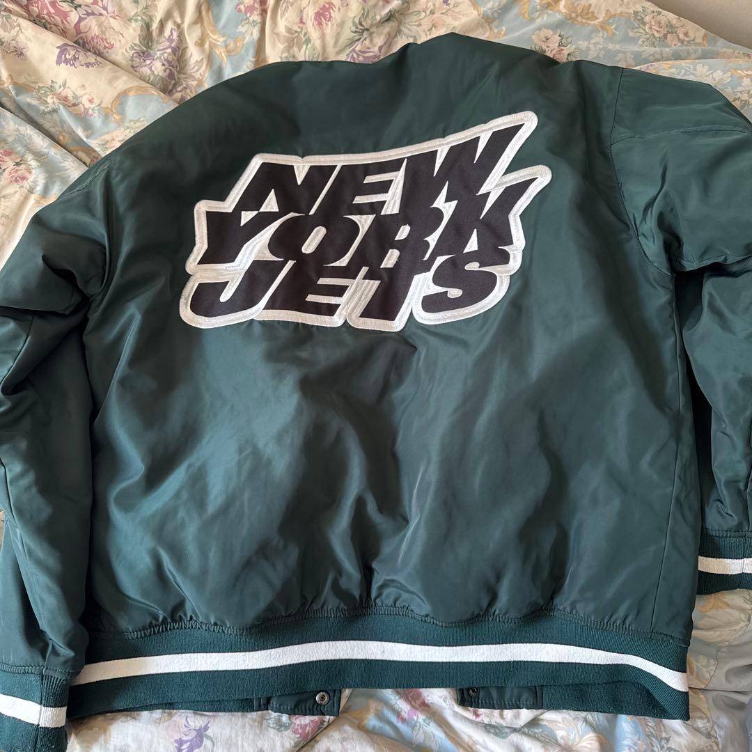 NFL NY Jets ダークグリーン ジャケット サイズL