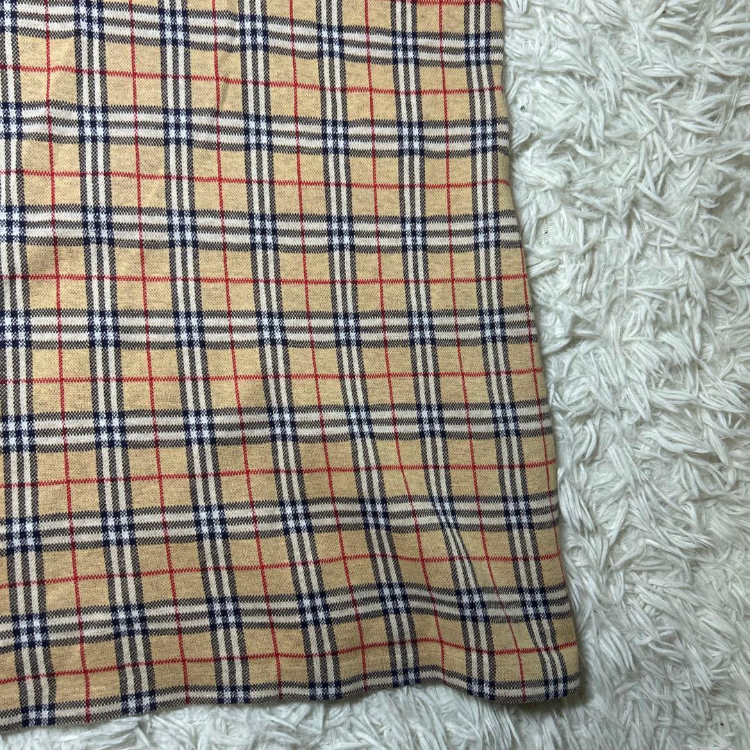 美品✨ BURBERRY ポロシャツ コットン　ノバチェック　ホースロゴ