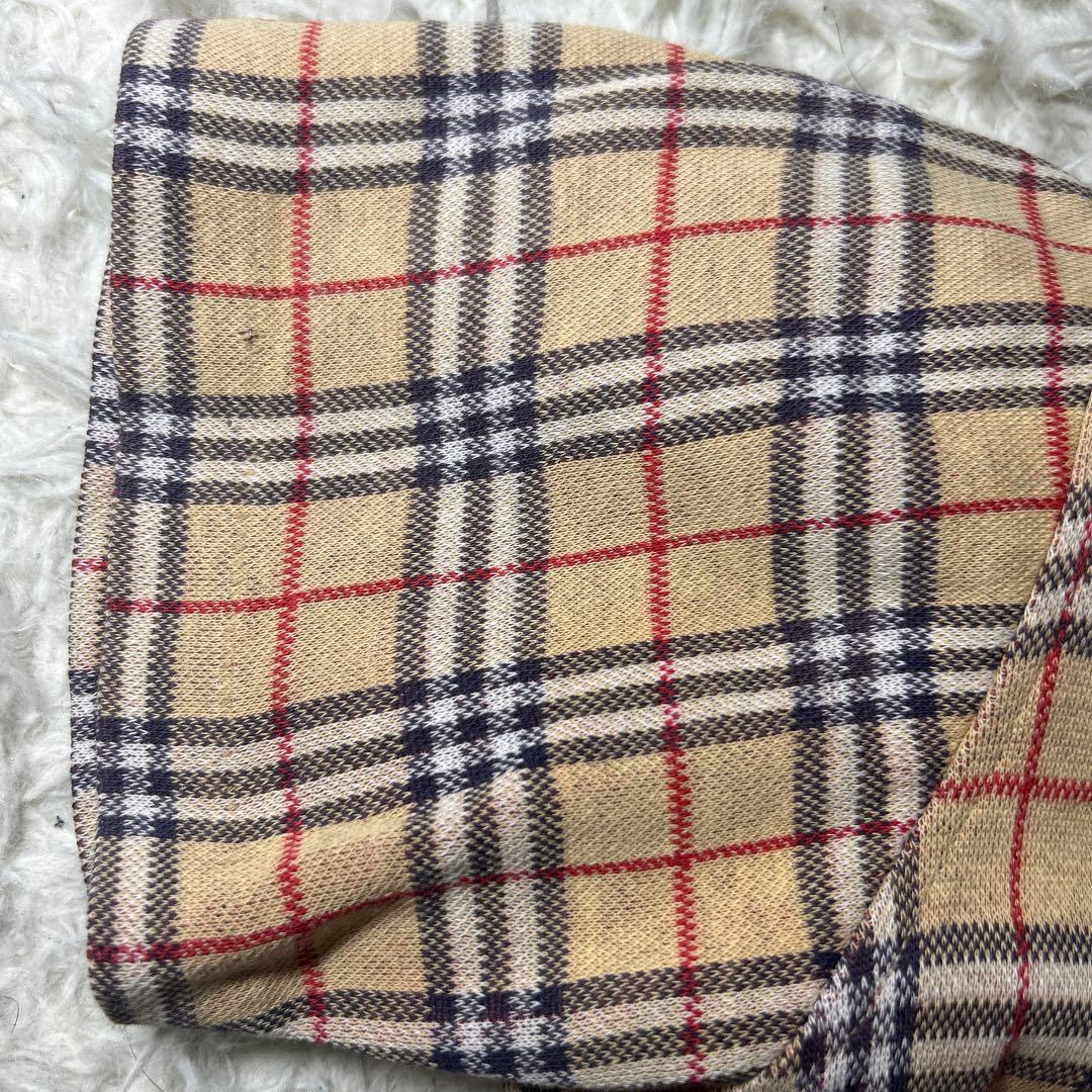 美品✨ BURBERRY ポロシャツ コットン　ノバチェック　ホースロゴ