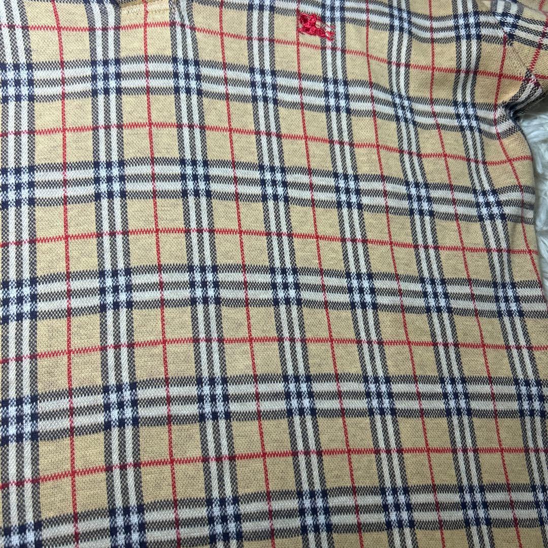 美品✨ BURBERRY ポロシャツ コットン　ノバチェック　ホースロゴ