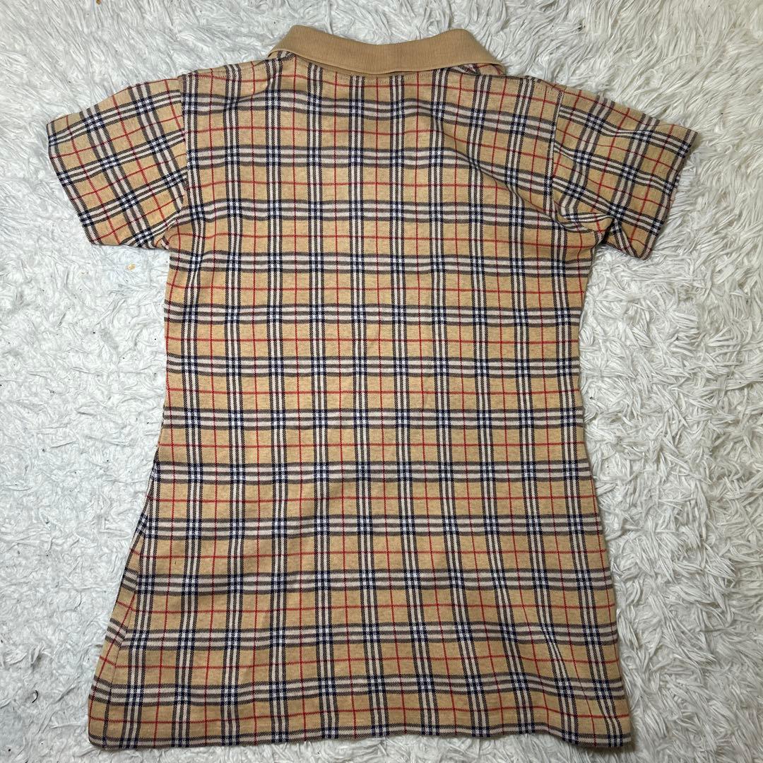 美品✨ BURBERRY ポロシャツ コットン　ノバチェック　ホースロゴ