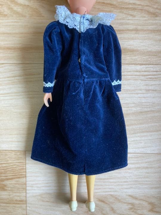 TAKARA タカラ リカちゃん 洋服 ①① ドレス ( 紺 ベルベット )