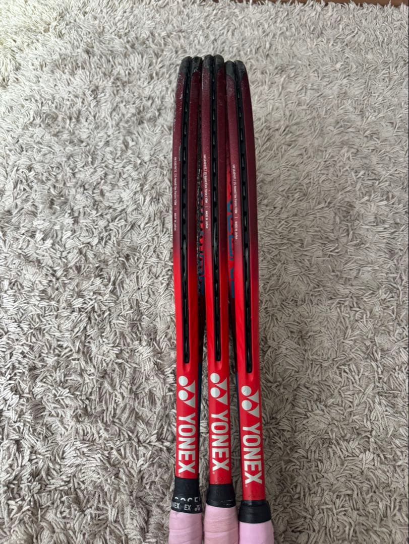YONEX VCORE 98 ラケット 3本セット