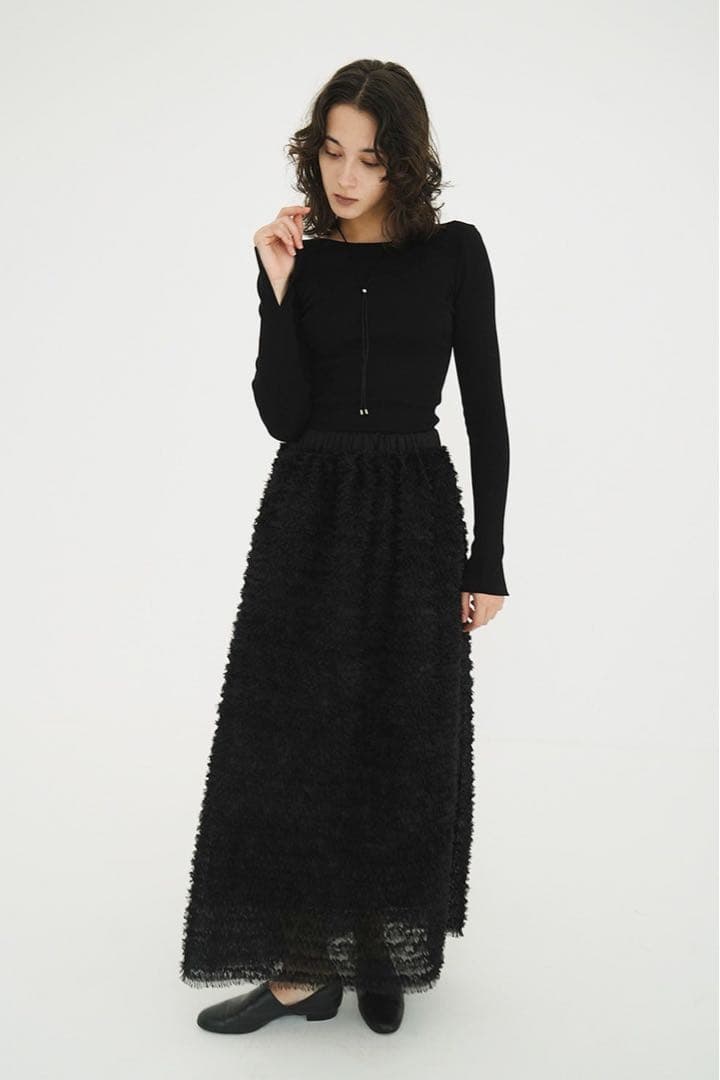 スカート FRILL GATHER DOME SKIRT
