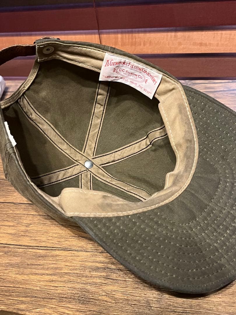 FILSON/オイルドコットン/キャップ/