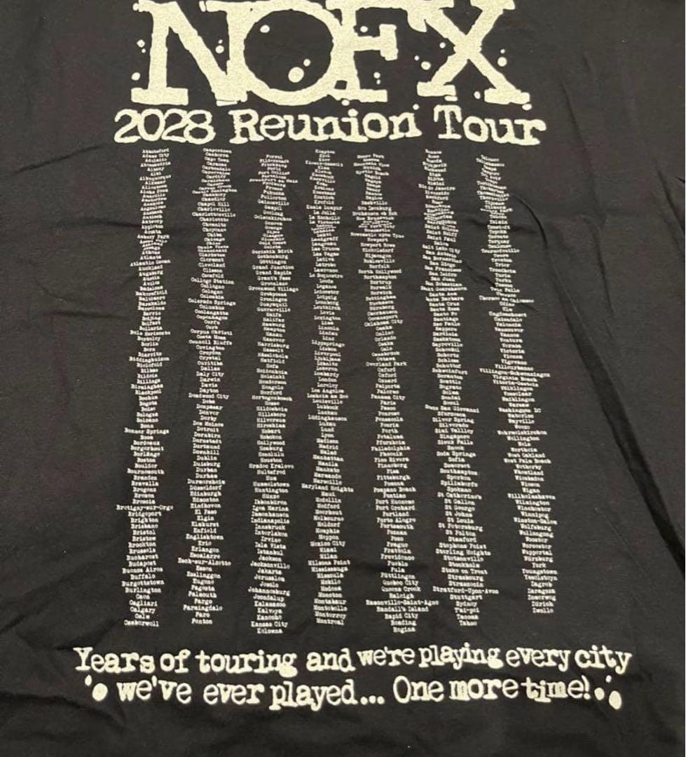 田中　NOFX Final Tour Reunion Tシャツ