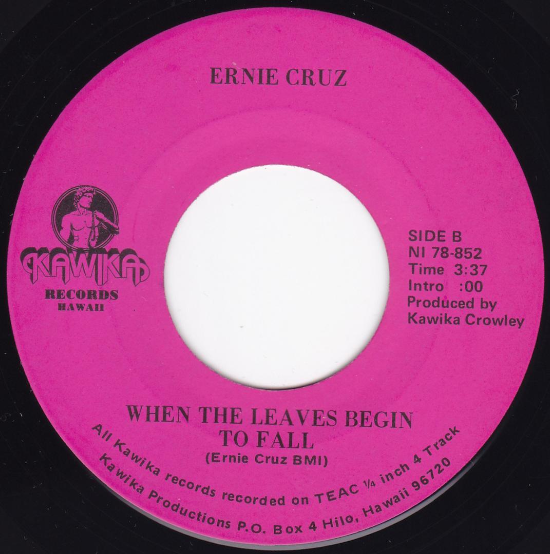 洋楽 A Song For Kahoolawe / Ernie Cruz Hawaii