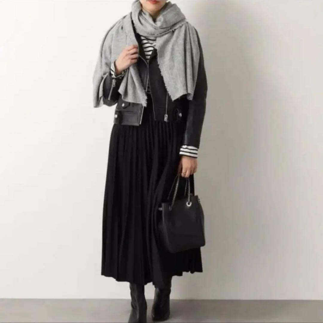 【美品】Faliero Sarti ストール グレー 大判 ettore