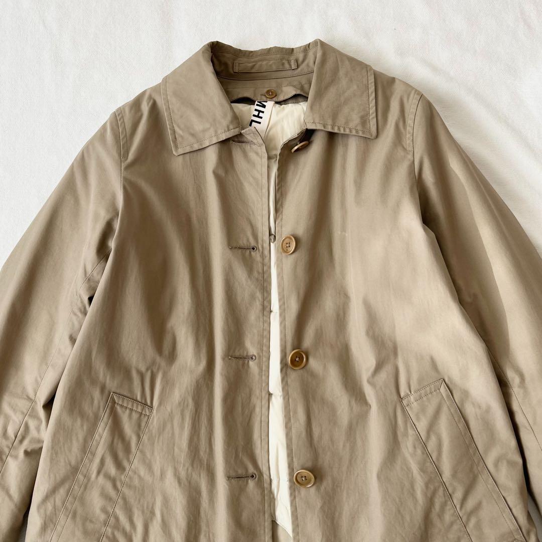 マーガレットハウエル　MHL. ダウンライナー付　2way ステンカラー　コート