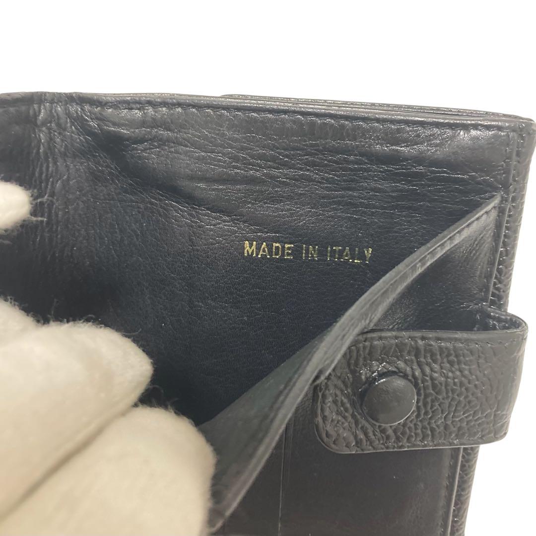 CHANELシャネル　キャビアスキン 二つ折り財布 ココマーク