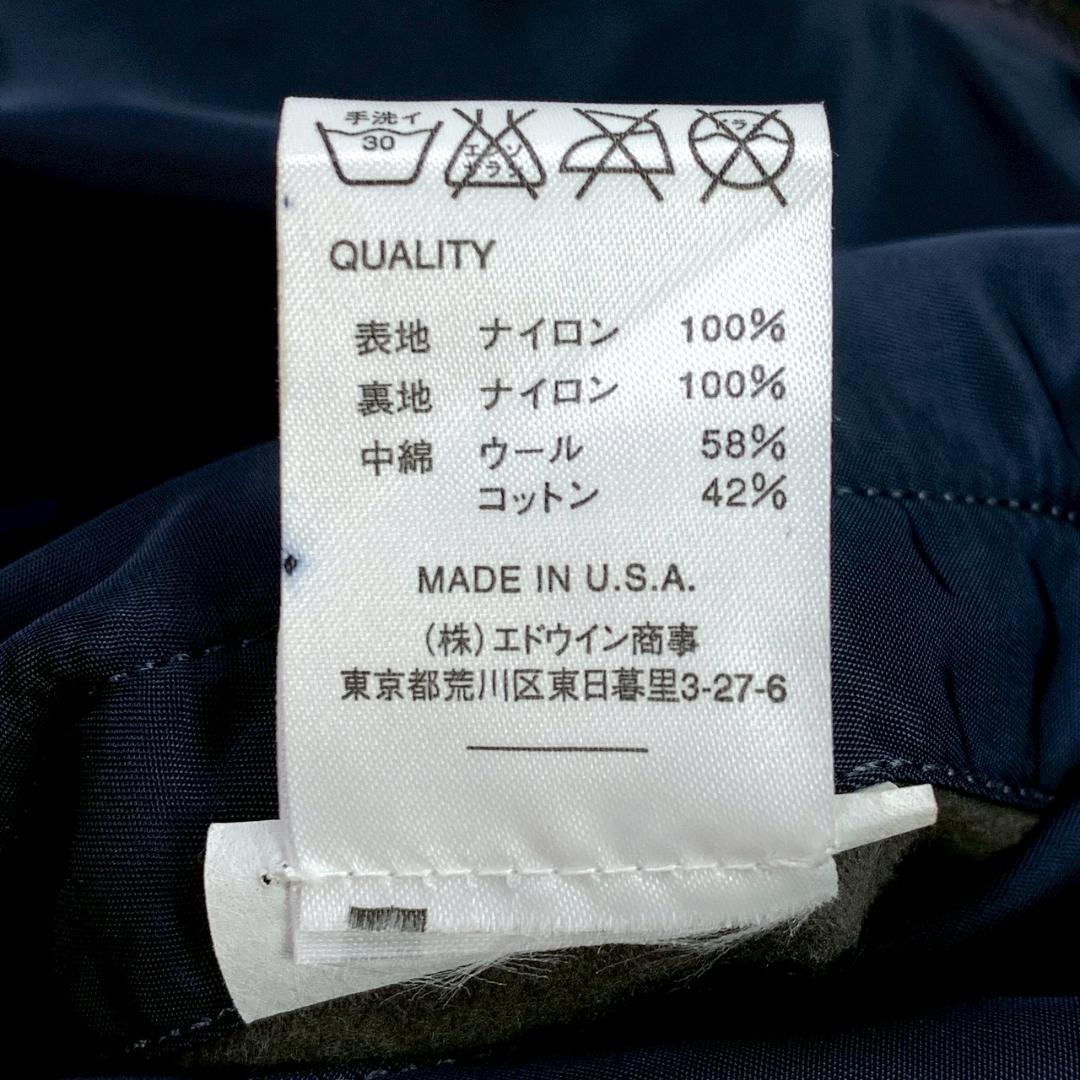 美品★50s復刻 USA製 ALPHA B-15C MOD 紺 40　E060