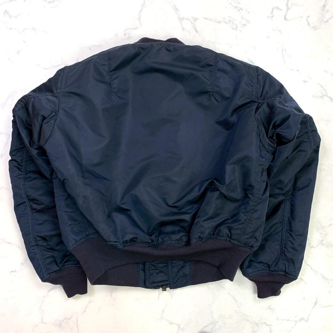 美品★50s復刻 USA製 ALPHA B-15C MOD 紺 40　E060