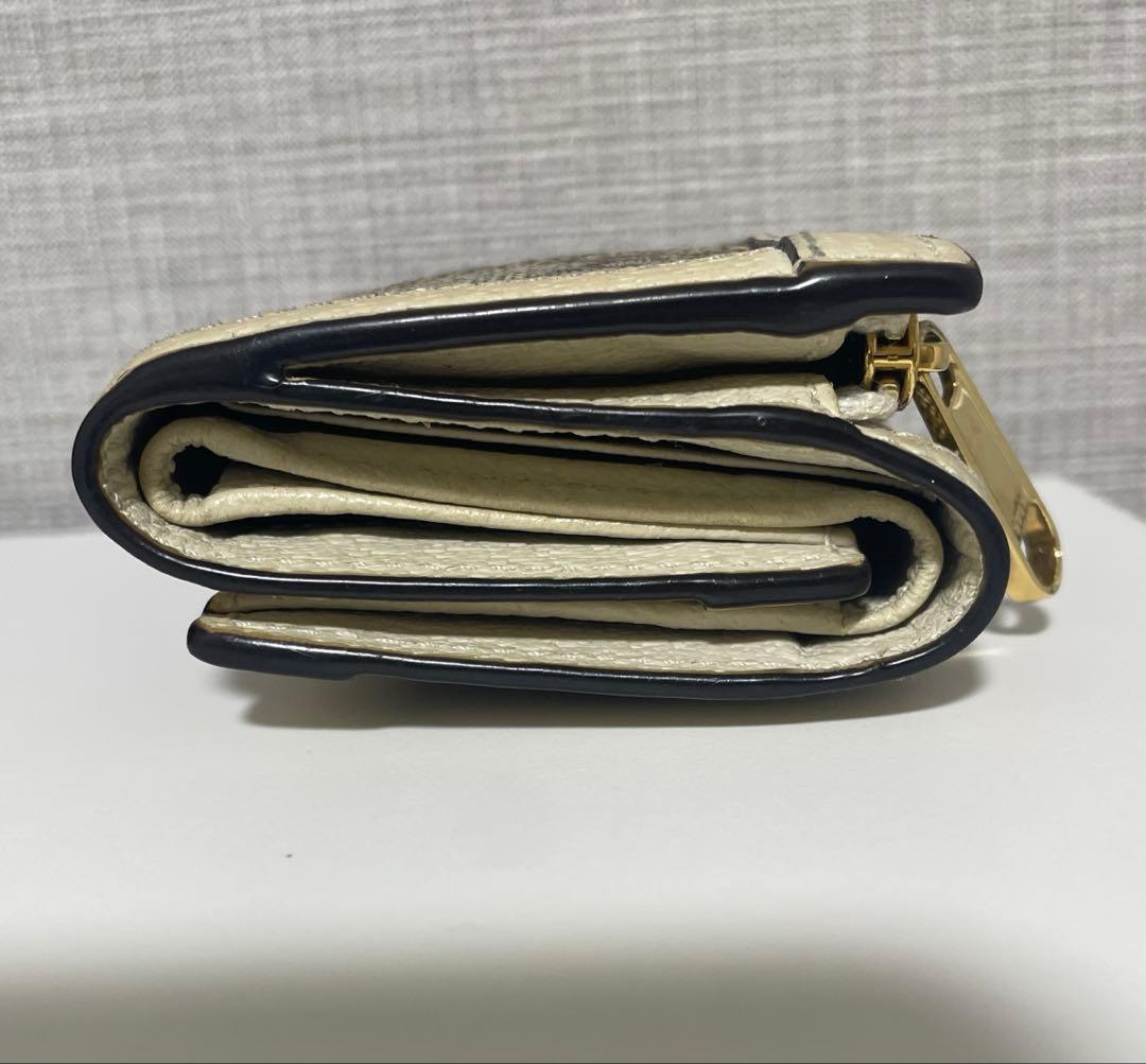 GUCCI オフィディア GG 折り財布 アイボリー
